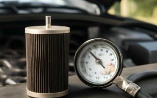 Проверка топливного фильтра по падению давления