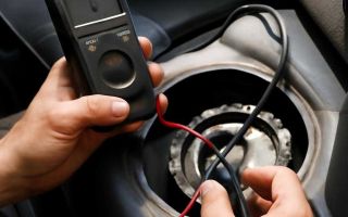 Проверка топливного насоса без снятия с автомобиля