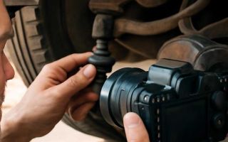 Проверка состояния шаровых опор без снятия колеса