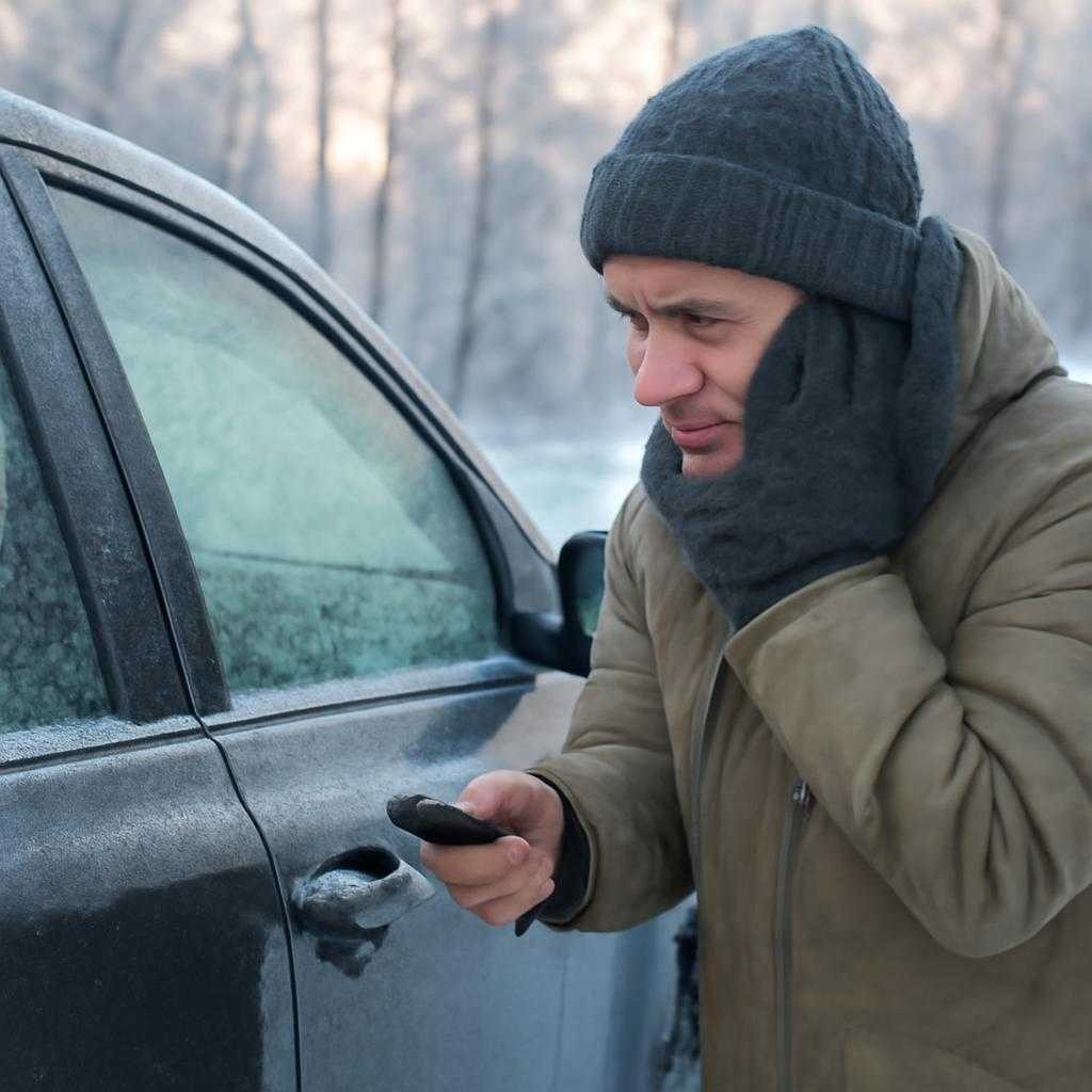 не открывается автомобиль с брелока в сильный мороз