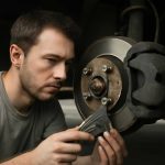 Проверка тормозных дисков по толщине и биению