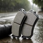 Выбор тормозных колодок для поездок по мокрой дороге