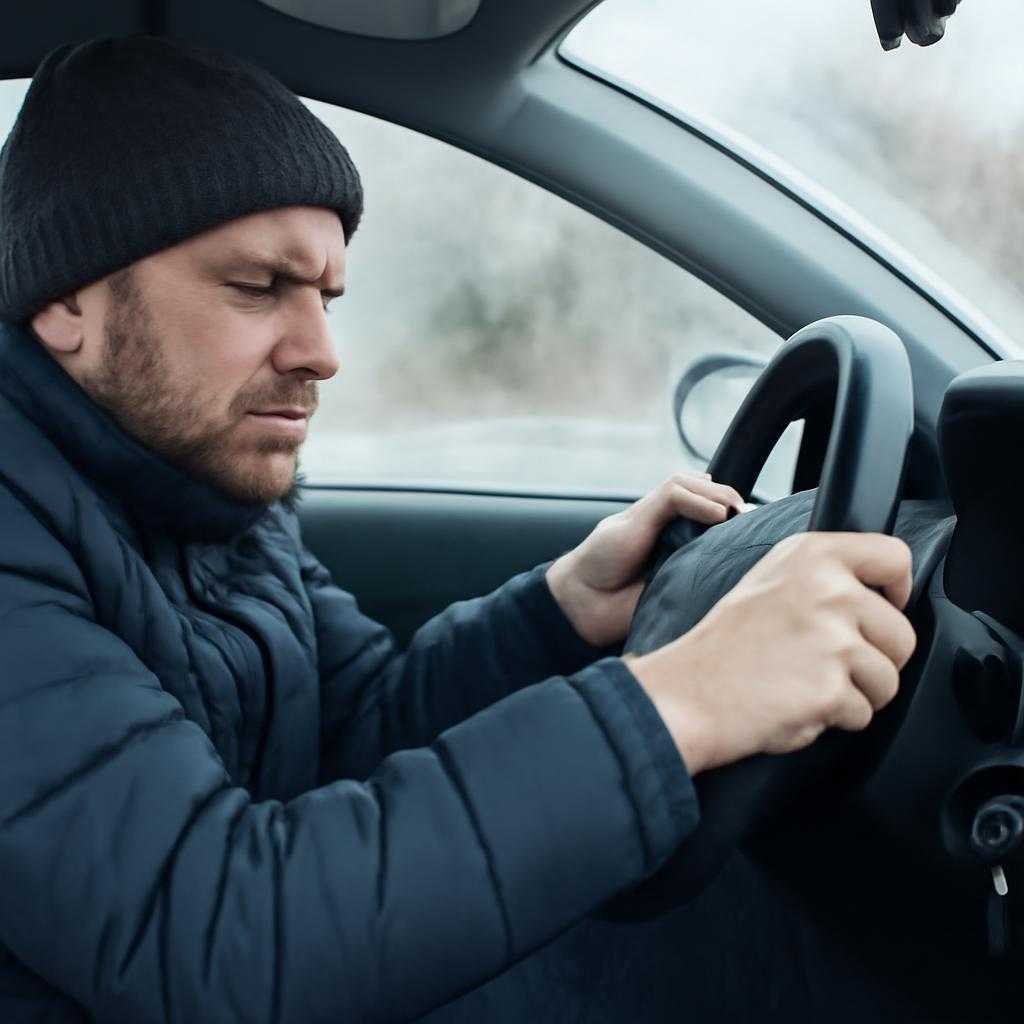 тугое вращение руля на холодном автомобиле